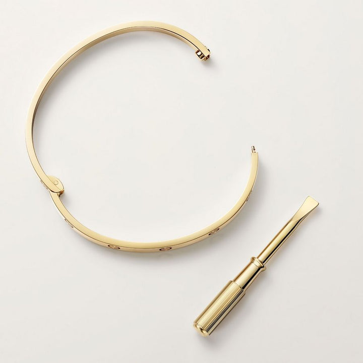 Bracelete Cart Love Semijoia Com Chave