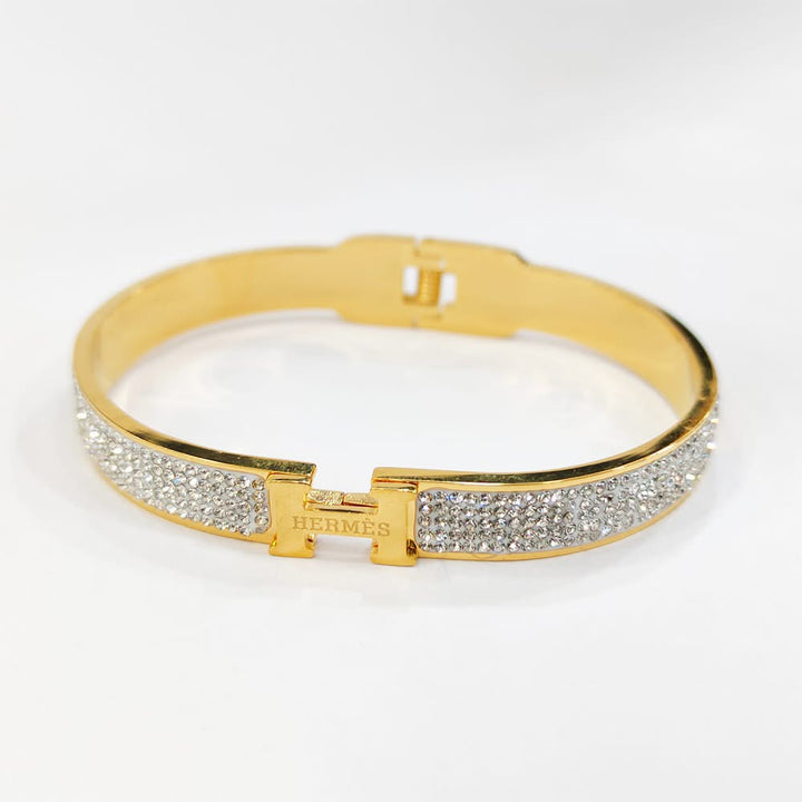 Bracelete Inspiração HM Todo Cravejado