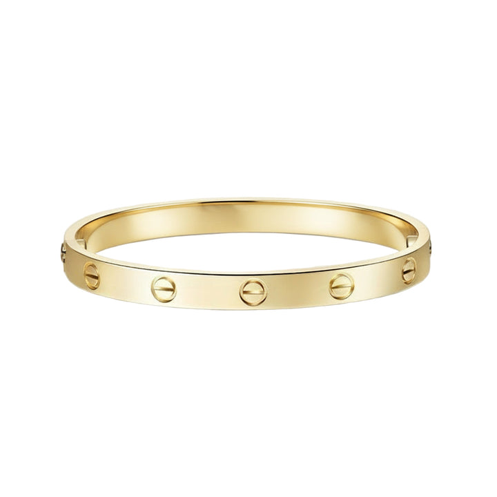 Bracelete Love com Chave - Banhado a Ouro 18k