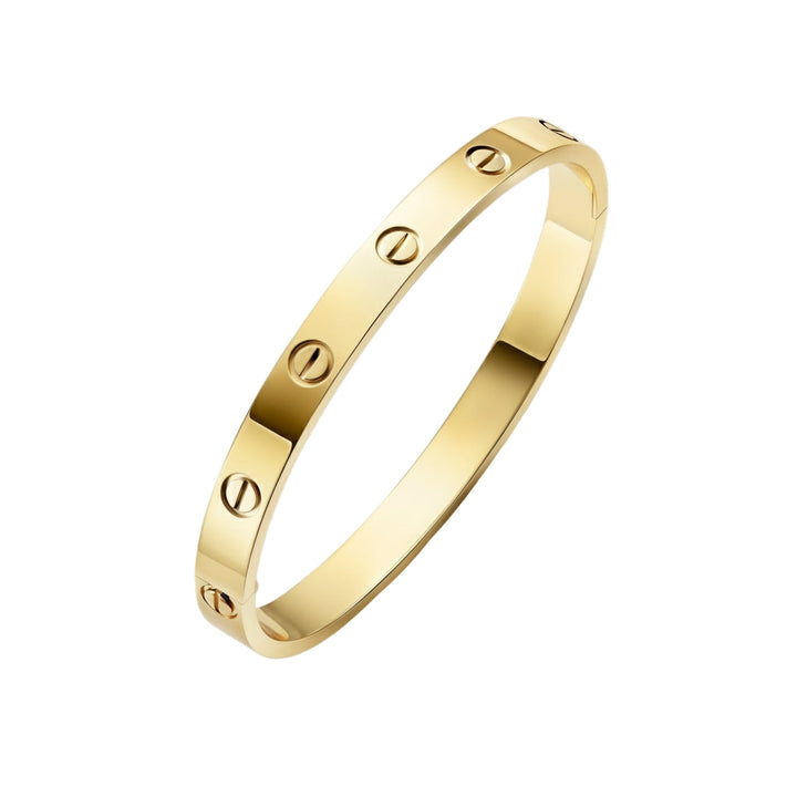 Bracelete Love com Chave - Banhado a Ouro 18k