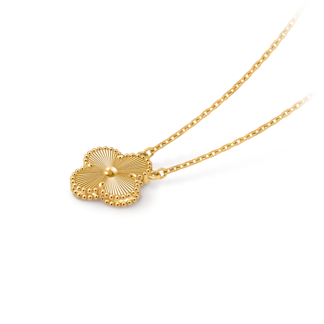Colar Vintage Alhambra 1 Trevo Dourado