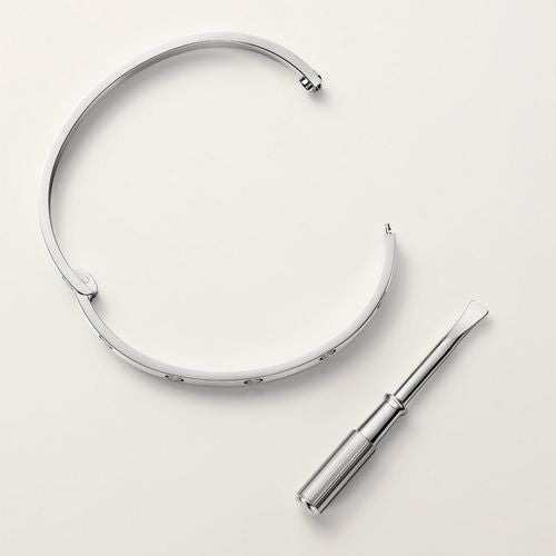 Bracelete Cart Love Semijoia Com Chave