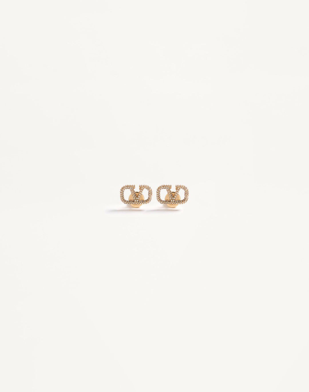 Brinco Inspiração Valentino Cravejado Semijoia