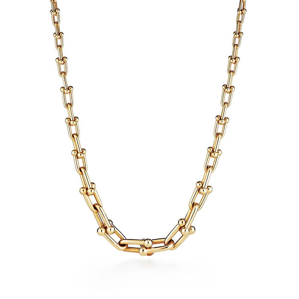 Conjunto Colar e Pulseira TIFF Elos Dourado Banhado a Ouro 18k