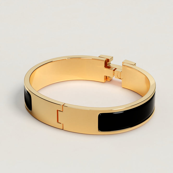 Bracelete HM Preto Semijoia