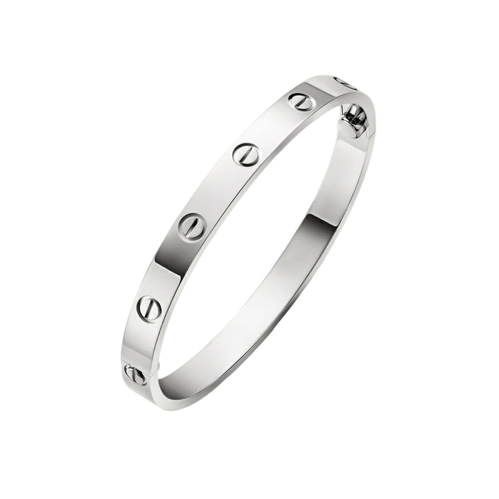 Bracelete Love com Chave - Prata