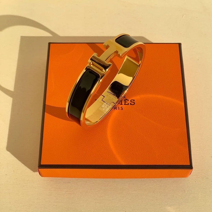 Bracelete HM Preto Semijoia