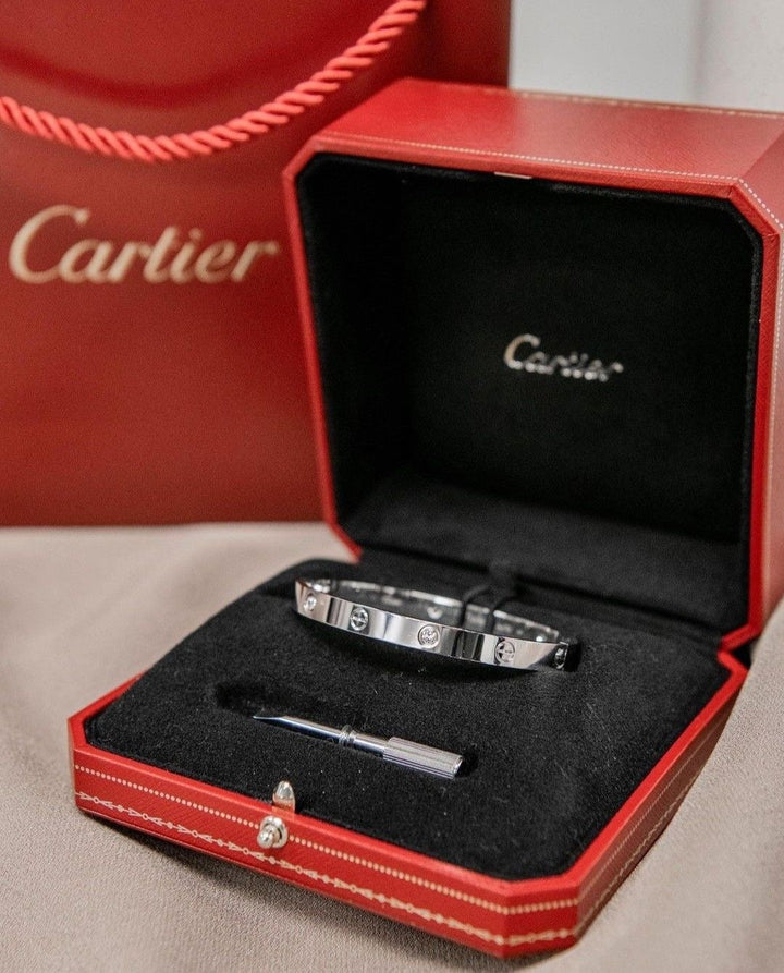 Bracelete Cart Love Semijoia Com Chave