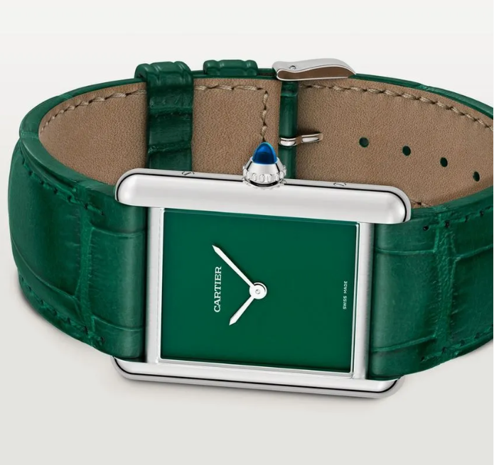 Relógio Cart Tank Silver Green