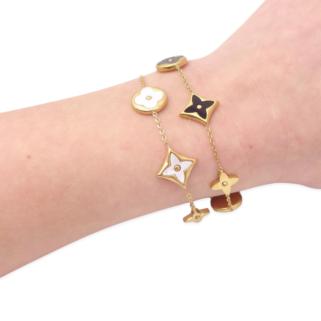 Pulseira Inspiração LV Trevos