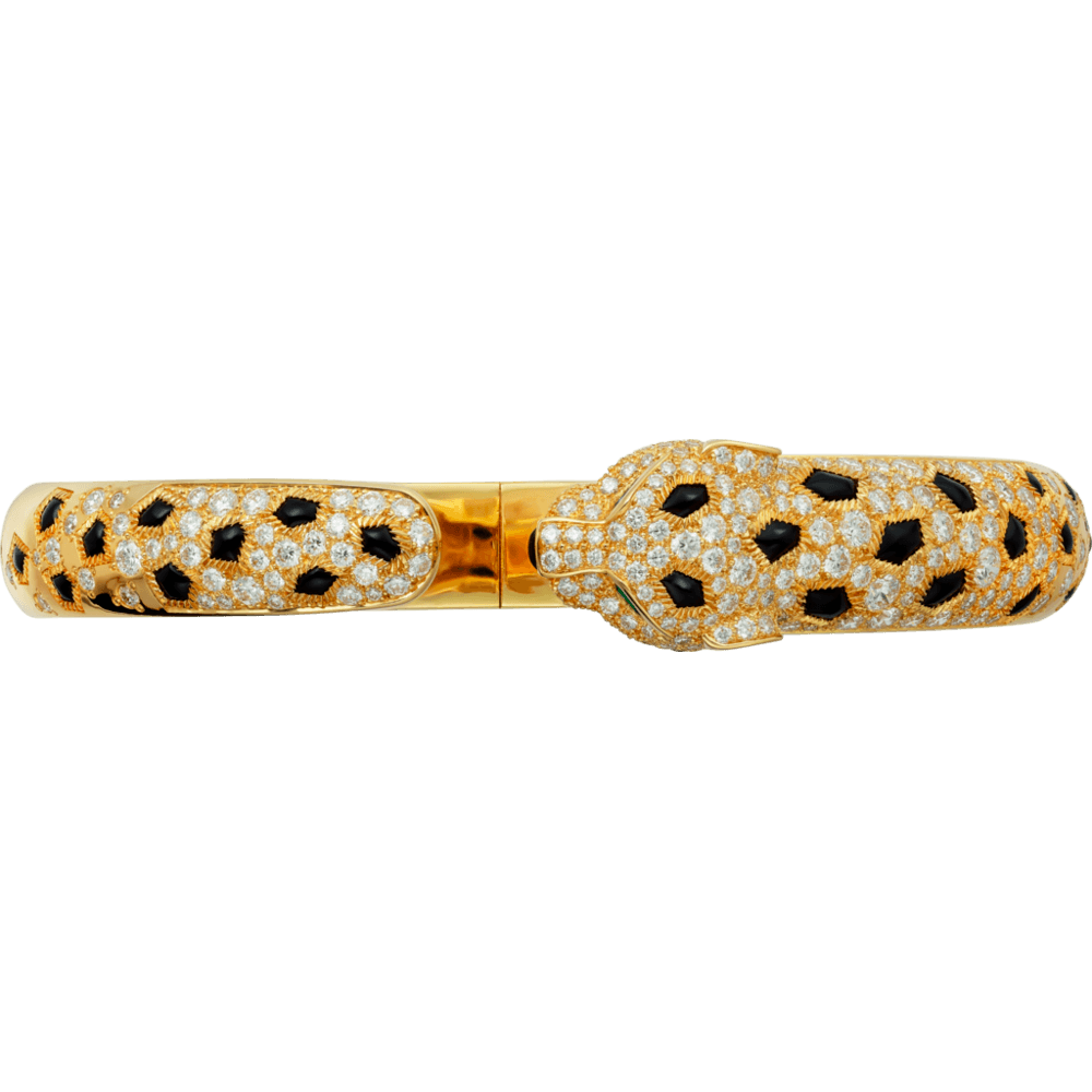 Bracelete Panthere Gold Semijoia