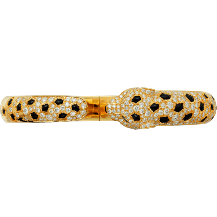 Bracelete Panthere Gold Semijoia