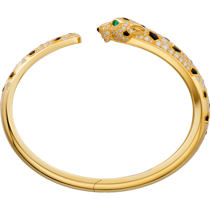 Bracelete Panthere Gold Semijoia