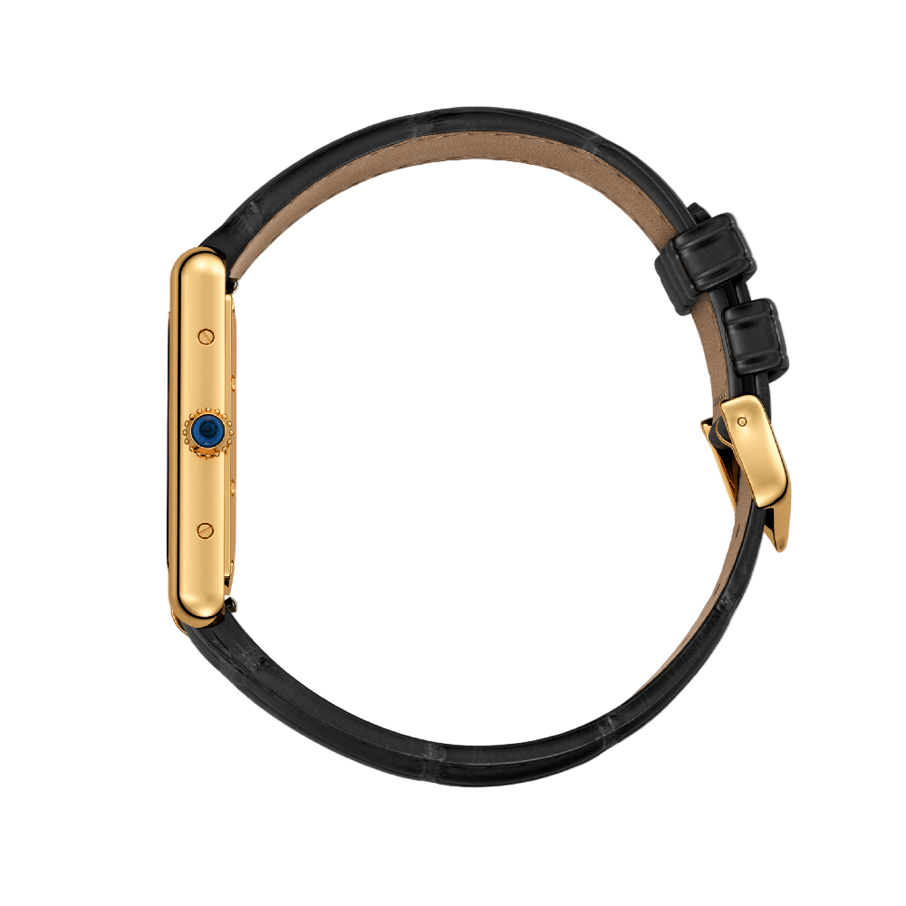 Relógio Inspiração Tank Black Gold