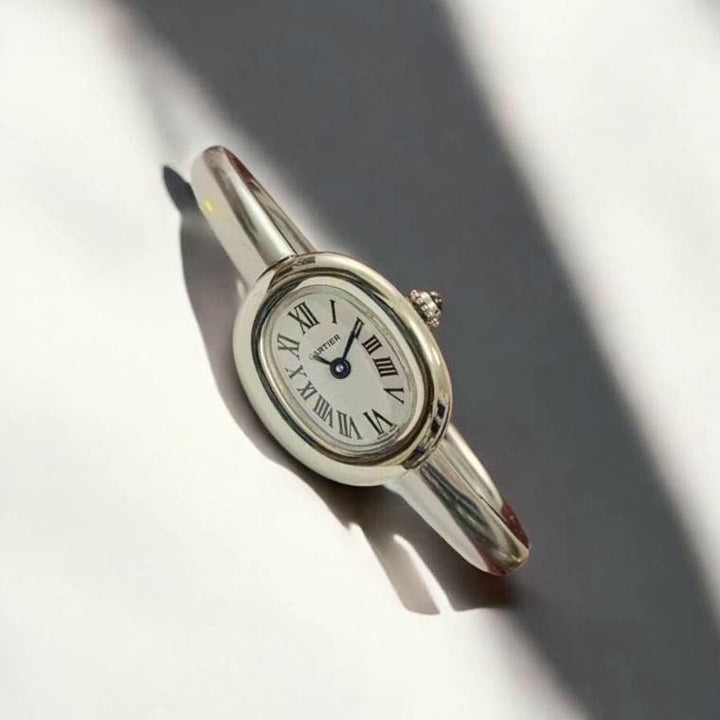 Relógio Cart Bracelete Baignoire Prata