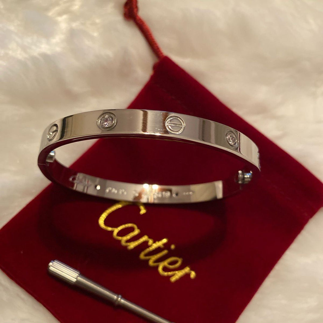 Bracelete Cart Love Semijoia Com Chave