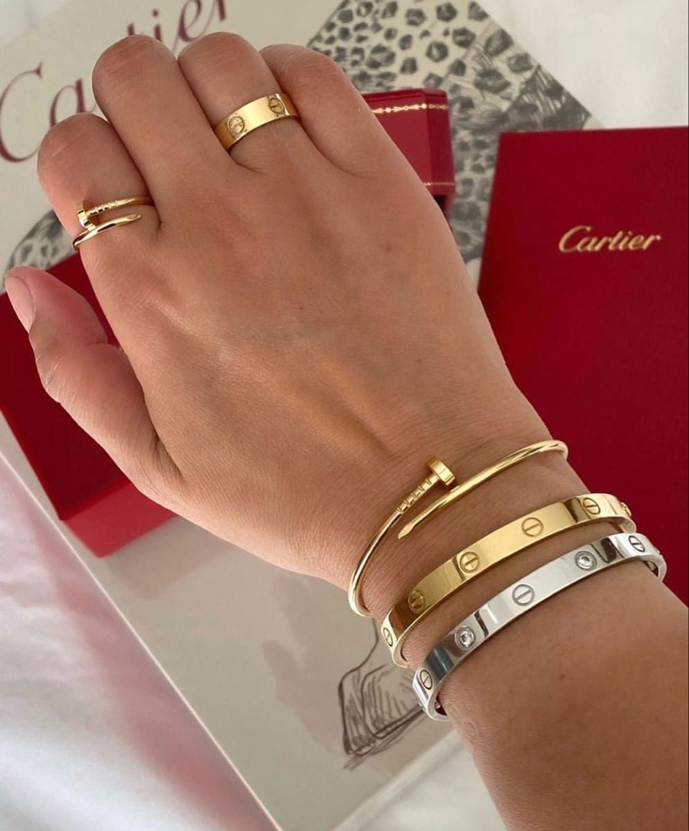 Bracelete Cart Love Semijoia Com Chave