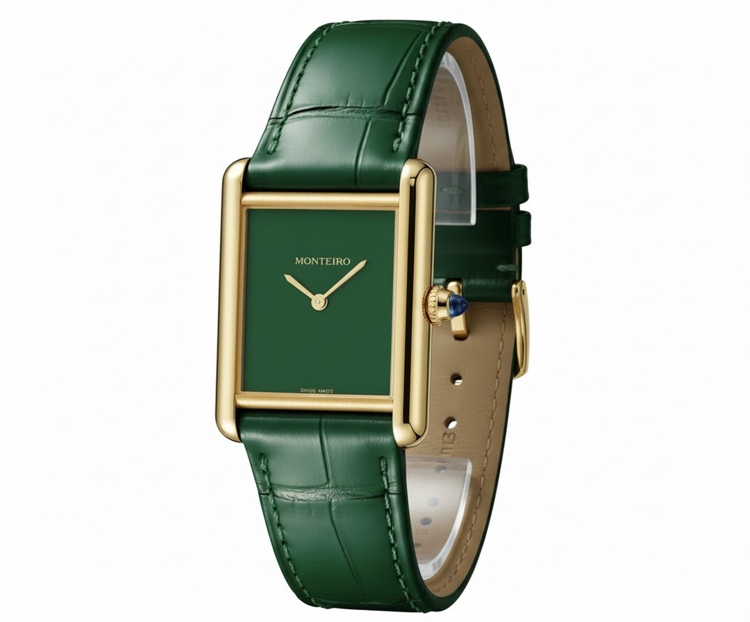 Relógio Monteiro Golden Green